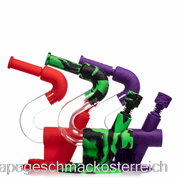 Ooze Swerve Silikon-Wasserpfeife Aqua Teal (Teal) Vape-Geschmack